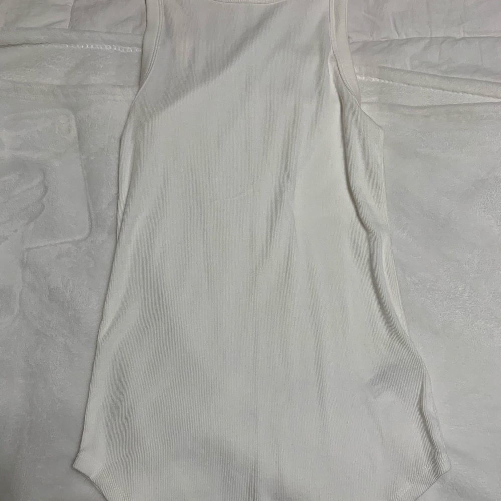White tank top